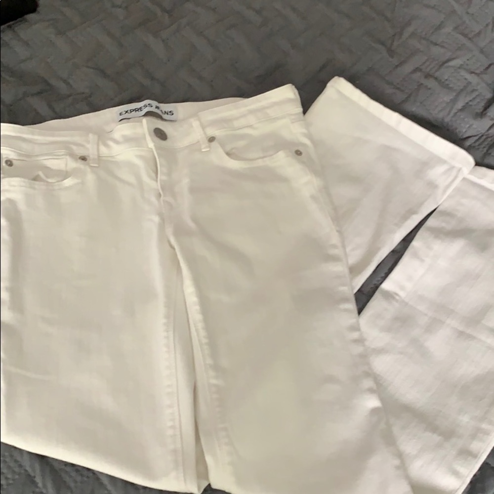 Express jeans slim flare Stella low rise
